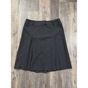 Armani Collezioni Women's Gray Pleated Skirt